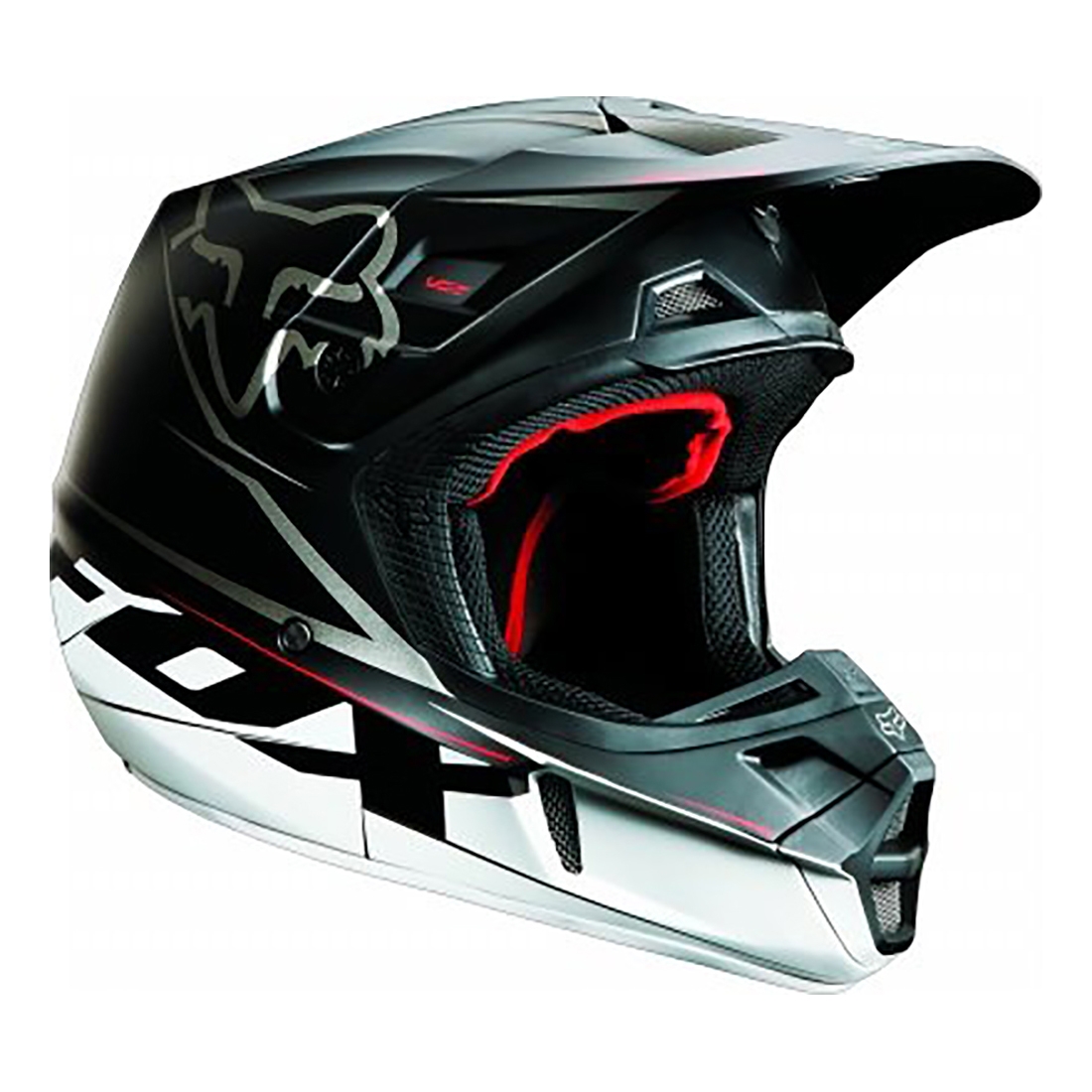 matte black fox helmet