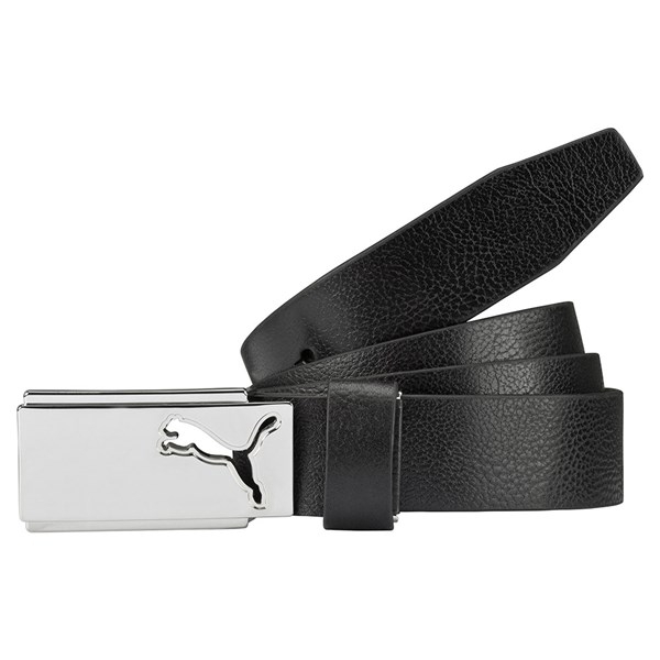 white puma golf belt