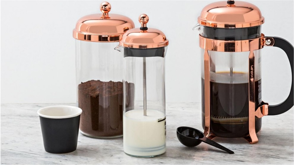 29 off on Bodum 3 or 8 Cup Chambord Copper French Coffee Press