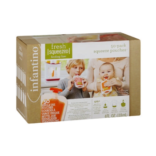 infantino squeeze station reusable pouch