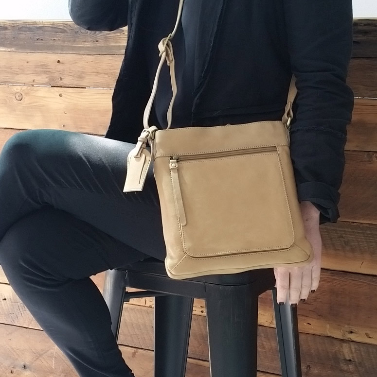 genuine leather sling bag