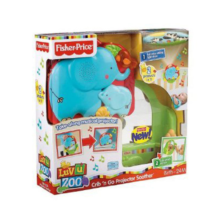 60 Off On Fisher Price Luv U Zoo Crib N Go Projector Soother