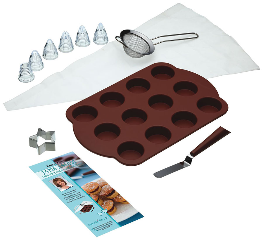 64 Off On Kitchen Craft Jane Asher Mini Sponge Cake Set
