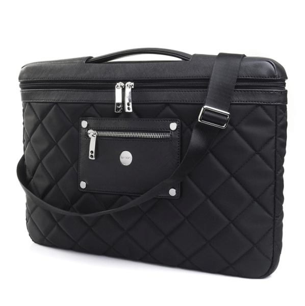 knomo quilted laptop bag