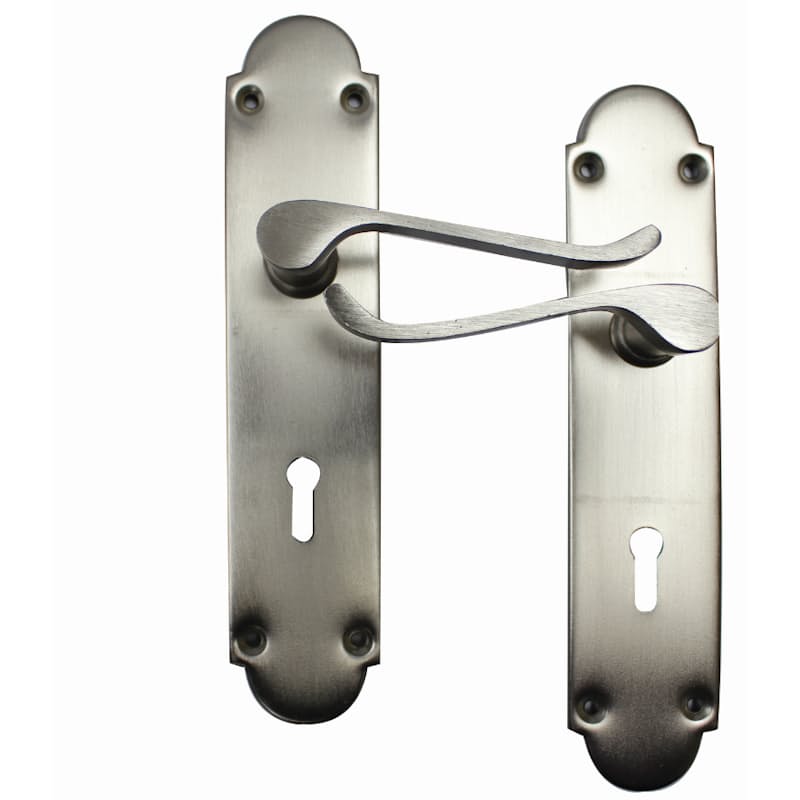 38 Off On Victoria Antique Door Handle With Lock Set Home