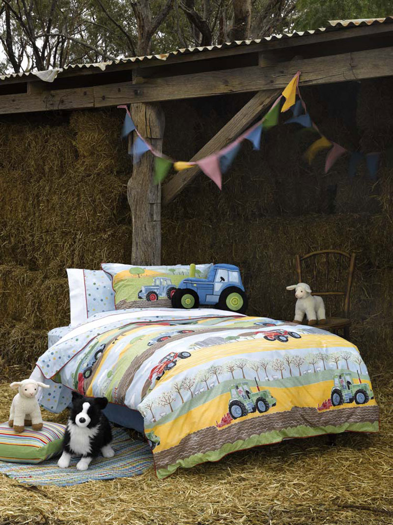 37 Off On Linen House Field Days Boys Single Duvet Set With