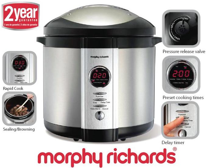 29 off on Morphy Richards 6 Litre Digital Electric Pressure Cooker OneDayOnly.co.za