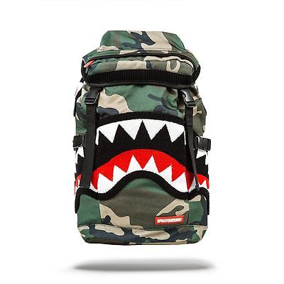 49 off on Sprayground Camo Shark Top Loader Backpack (Limited Edition