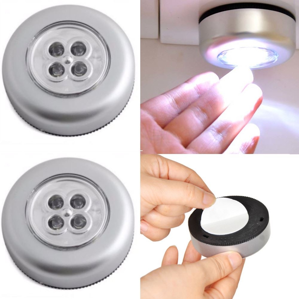 32 off on StayBright Pack of 3 Battery Operated Push Button Activated