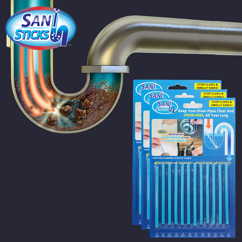 Pack of 36 Drain Cleaning Sticks (3x12 Sticks)