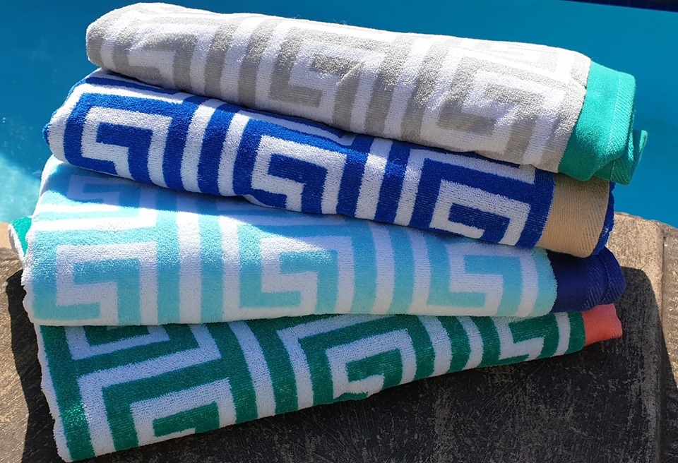 40% Off On Santorini 450gsm Extra Length Luxury Beach Towels (180cm X ...