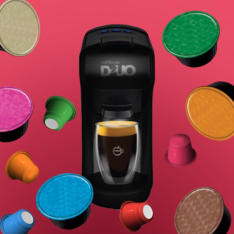 25 off on Caffeluxe DUO Capsule Machine, Dolce Gusto Capsule Advent