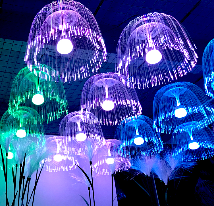 40 Off On LED Multicolour Fiber Optic Jellyfish Pendant Light   1573725360.4951 