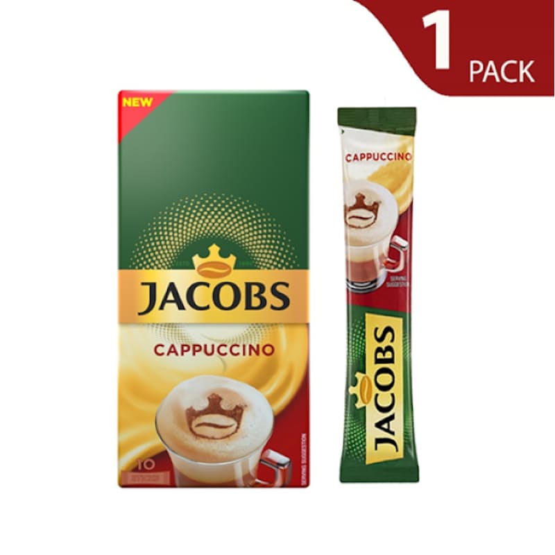 40 Off On Jacobs Pack Of 5 Instant Coffee Cappuccinos Drink Sachets 10 Sachets Per Pack Onedayonly Co Za