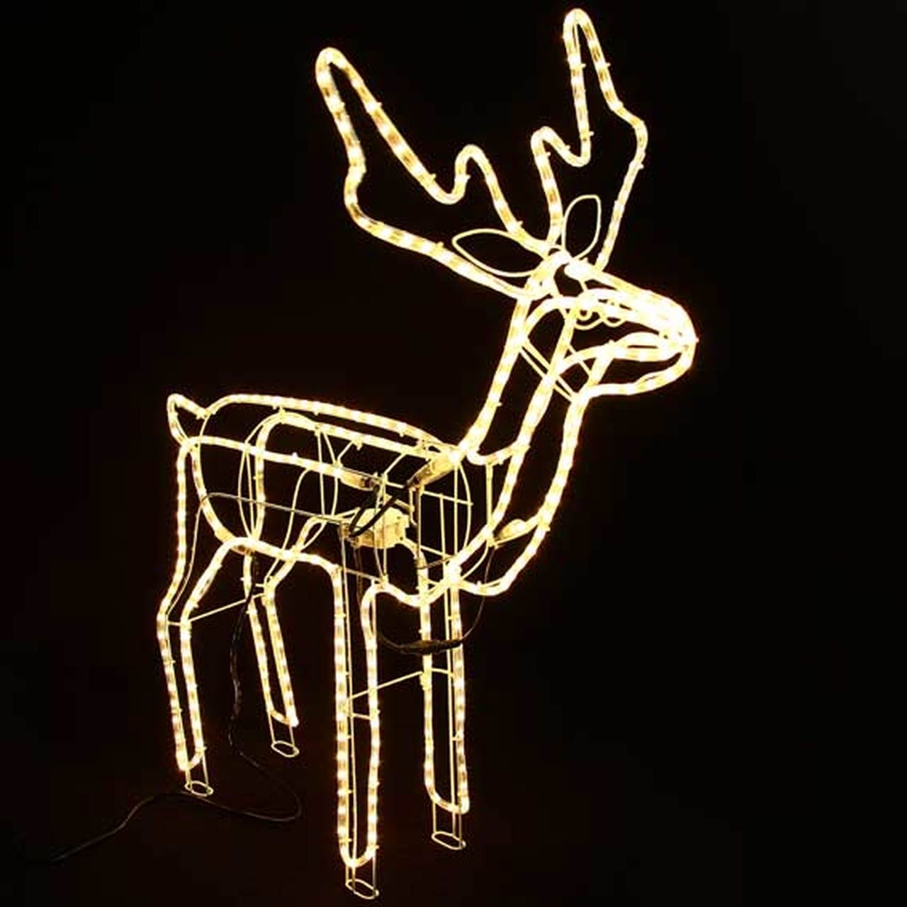 33% off on Twinkle 3D LED Grazing Reindeer with Moving Head Christmas