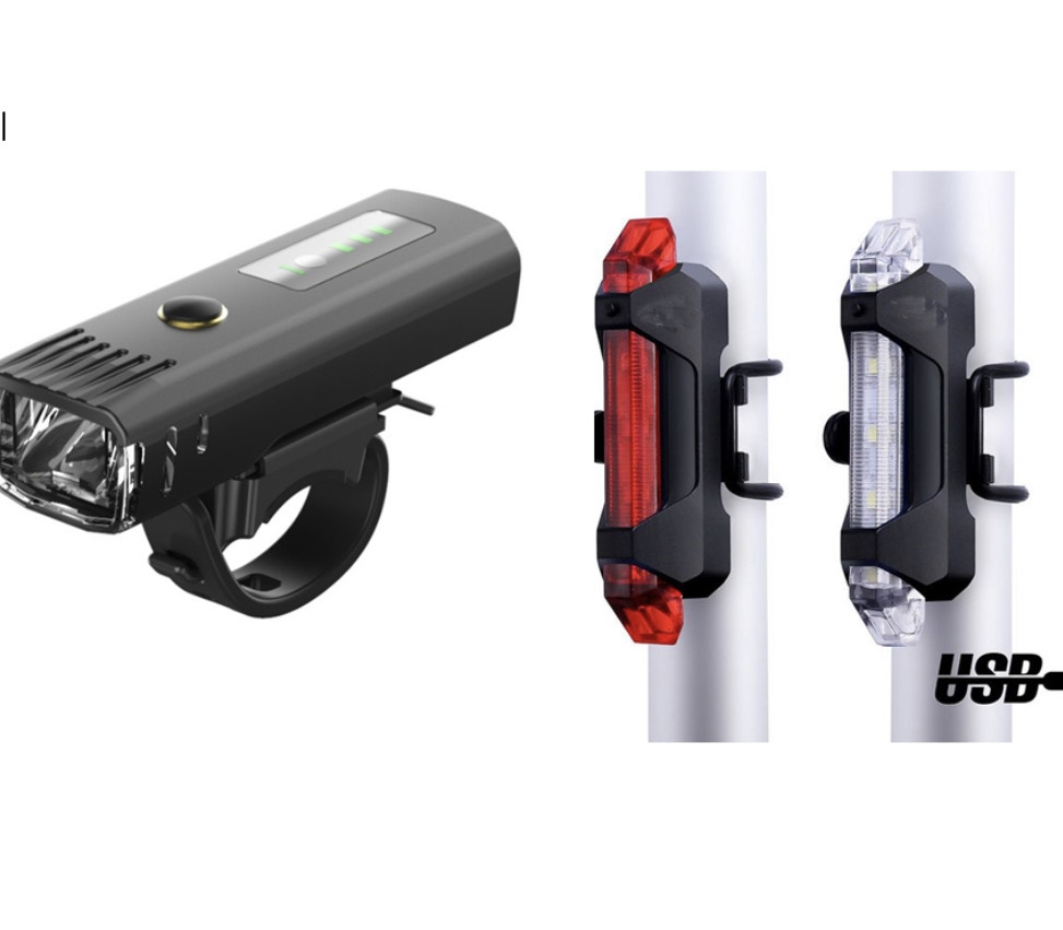 Rechargeable LED Front & Rear Bike Light