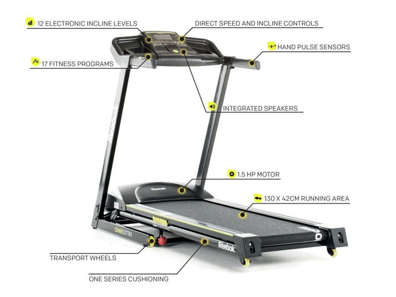 reebok one gt30 treadmill