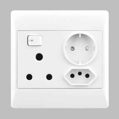 34 off on Brightstar Schuko Electrical Wall Plug with Switches OneDayOnly.co.za