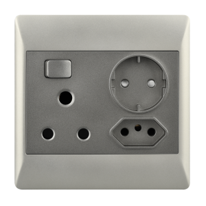 34 off on Brightstar Schuko Electrical Wall Plug with Switches
