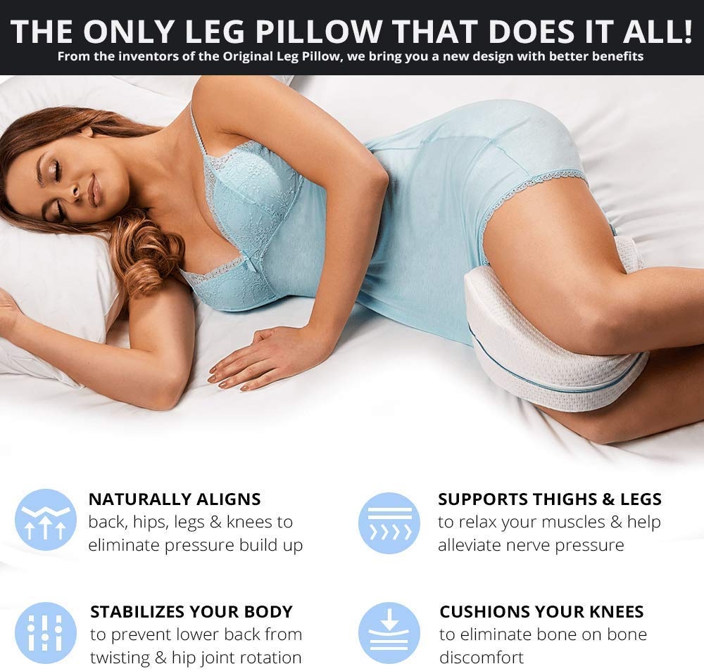 50 Off On Contour Orthopedic Memory Foam Leg Pillow With Washable