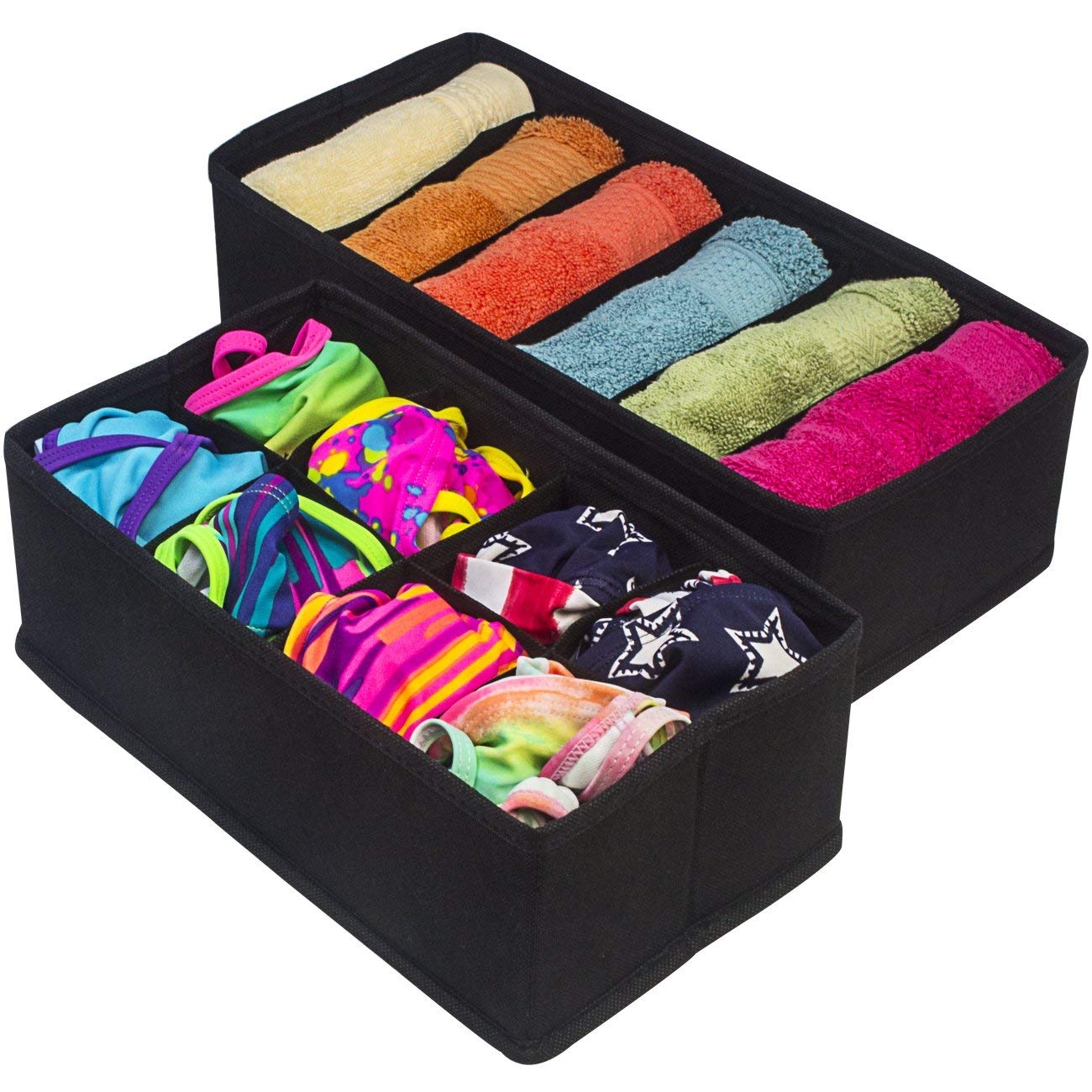 30 off on HomeFX Set of 4 Underwear Organizers (Multiple Colours