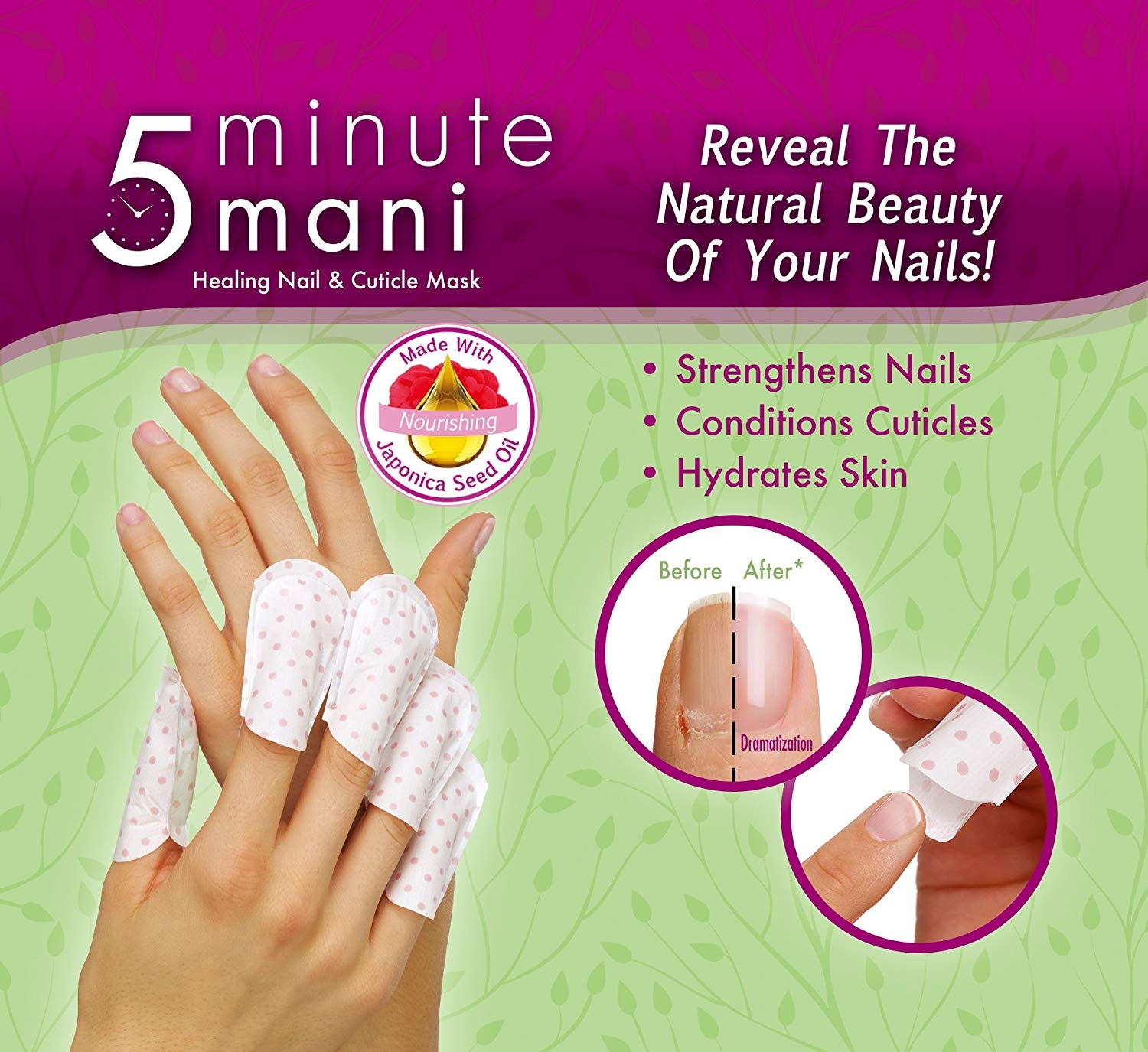 31 off on Beautify 5 Minute Mani Healing Nail & Cuticle Mask