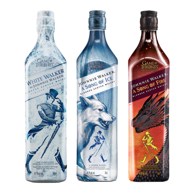 43 off on Johnnie Walker 2+1 Game of Thrones Whisky Combo OneDayOnly