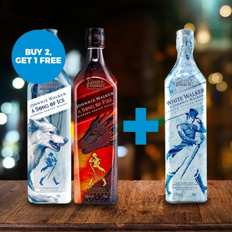 43 Off On Johnnie Walker 2 1 Game Of Thrones Whisky Combo