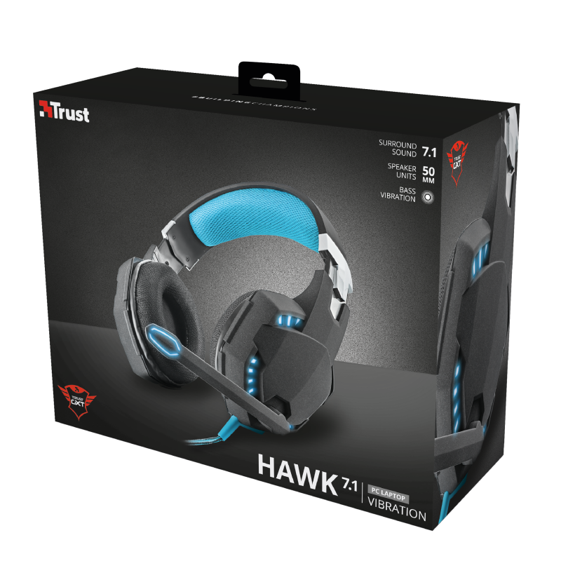 trust gxt 363 hawk 7.1 bass vibration headset