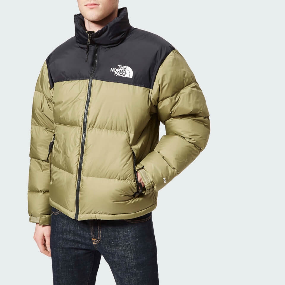 the north face nuptse tumbleweed green