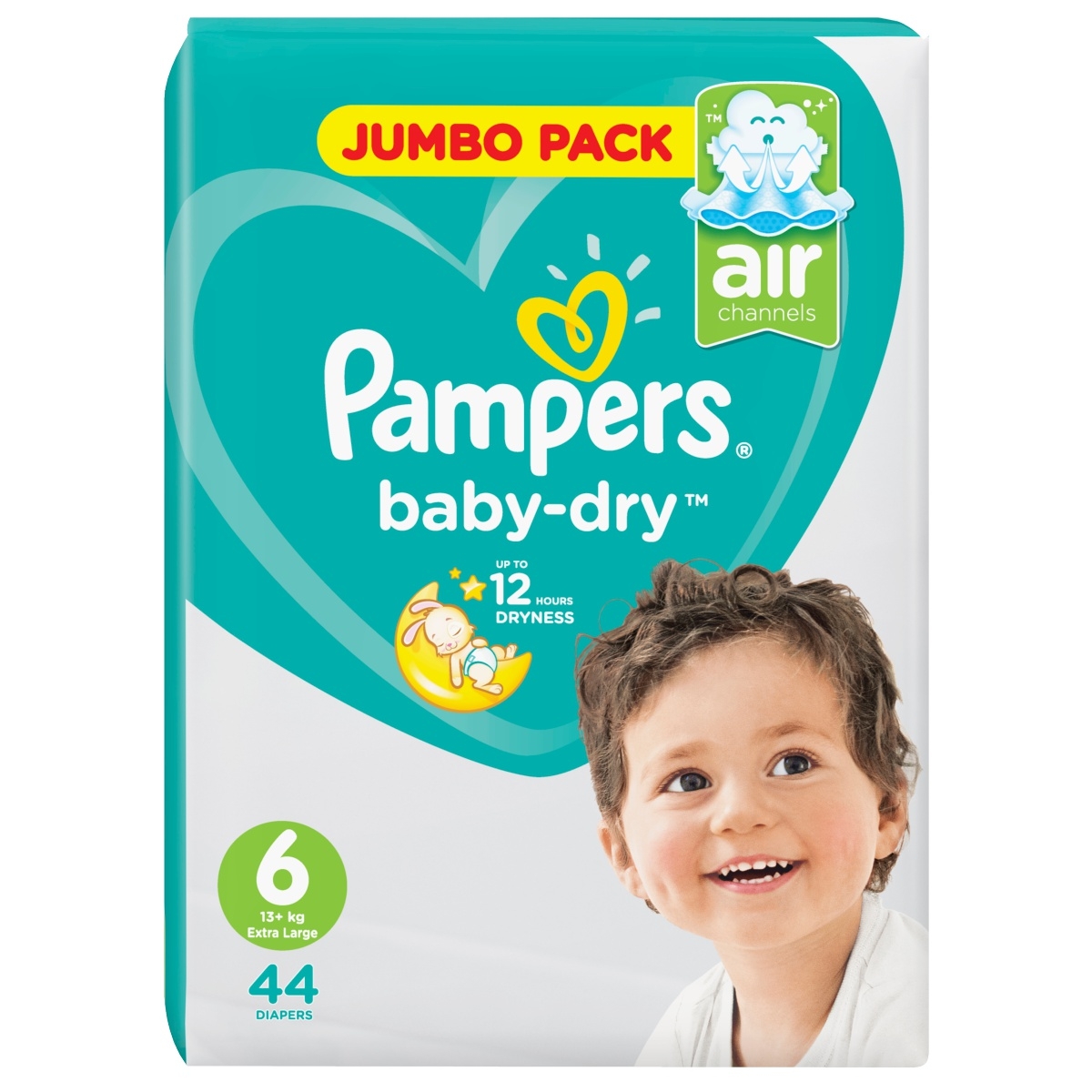 Pack of 2 Jumbo Pack Active Baby Nappies (Multiple Sizes Available