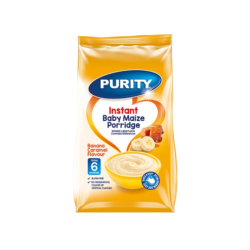 purity instant baby maize porridge
