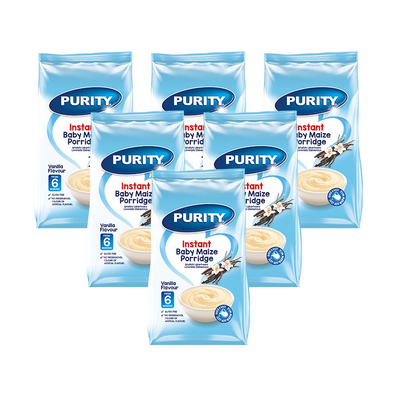 purity instant baby maize porridge