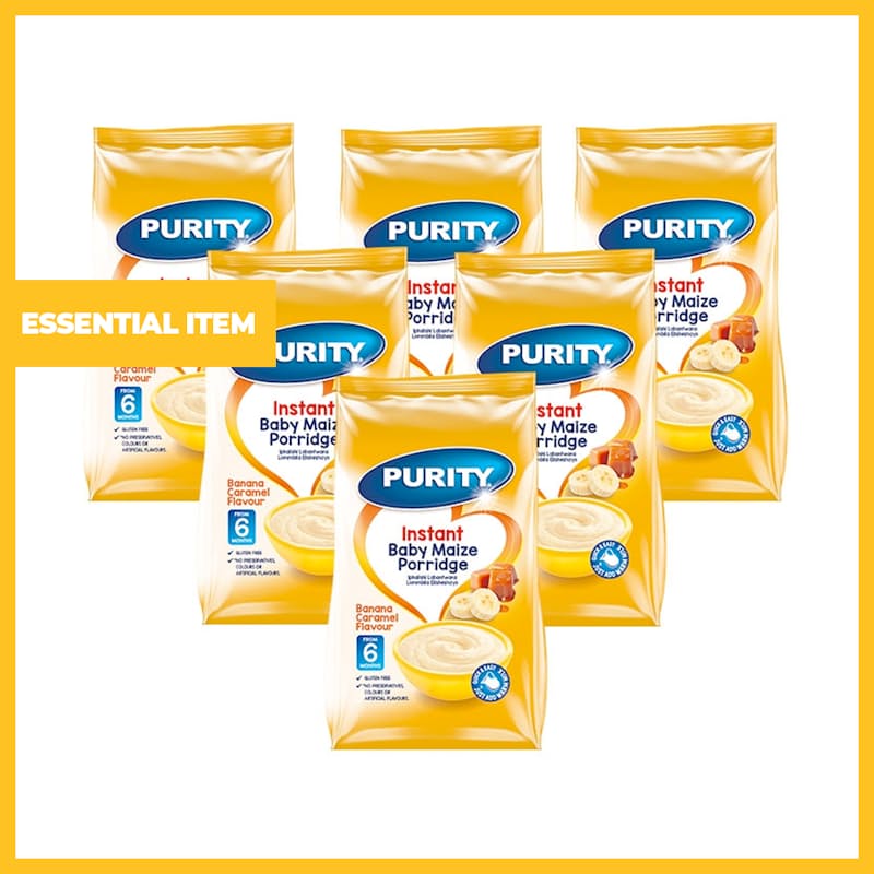 Pack Of 6 500g Instant Maize Porridge Vanilla Or Banana Caramel