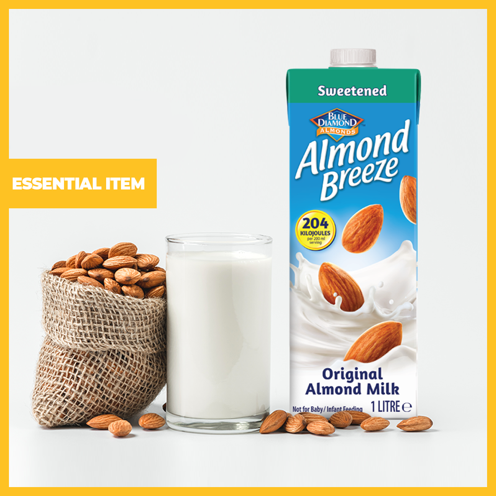 Pack of 12 Sweetened Almond Milk (1L each) OneDayOnly.co.za