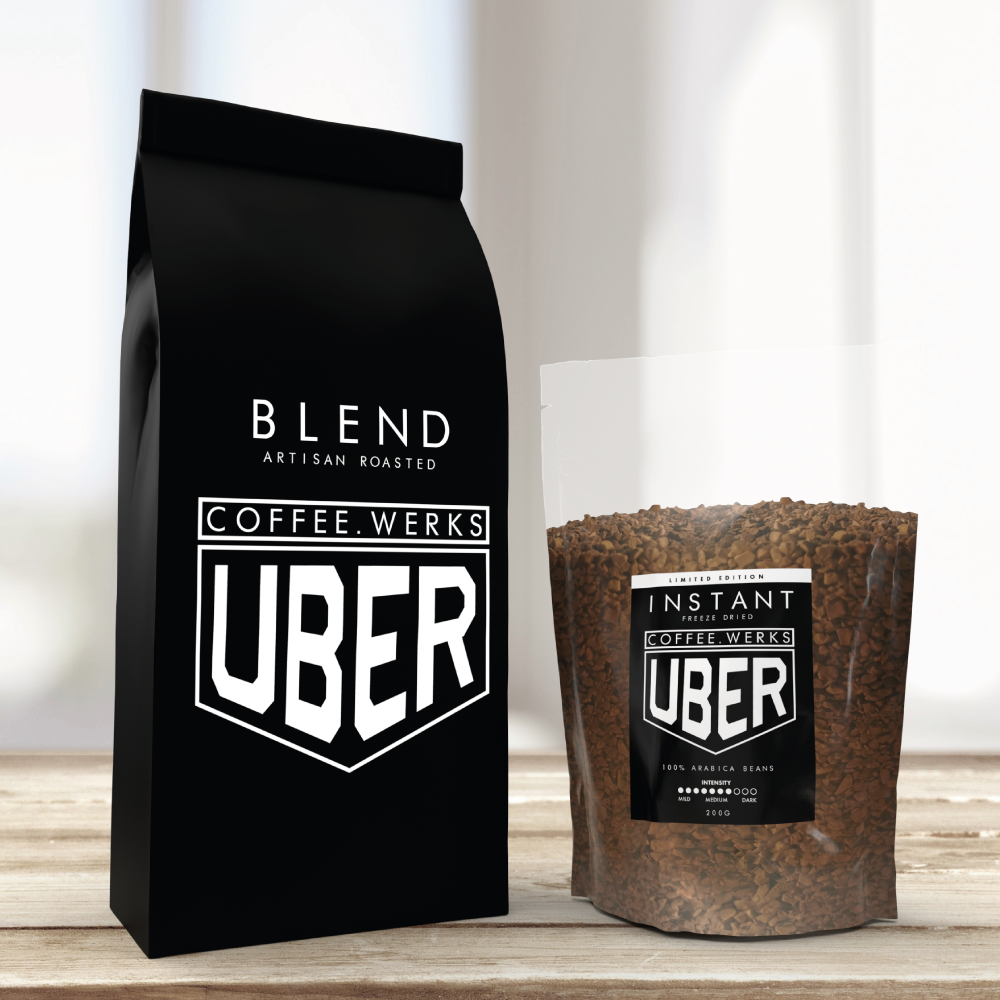 1kg Arabica Coffee with 200g Uber Freeze Dried Instant Coffee OneDayOnly.co.za