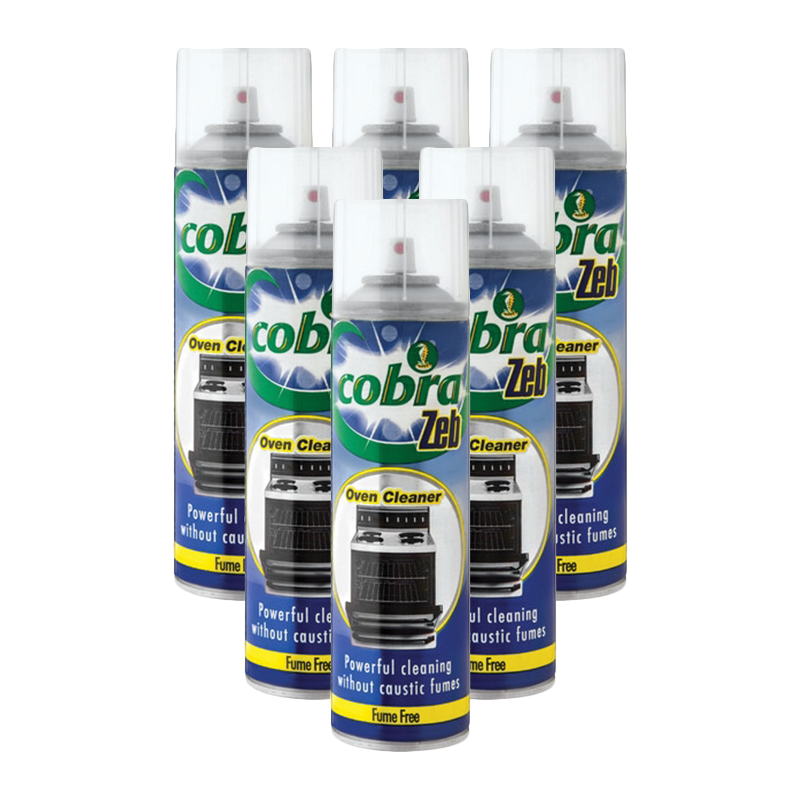 27 off on Cobra Pack of 6 Zeb Fume Free Oven Cleaner (275ml Each