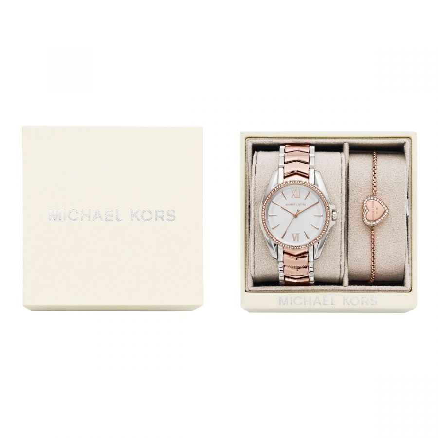 michael kors women's watch and bracelet set