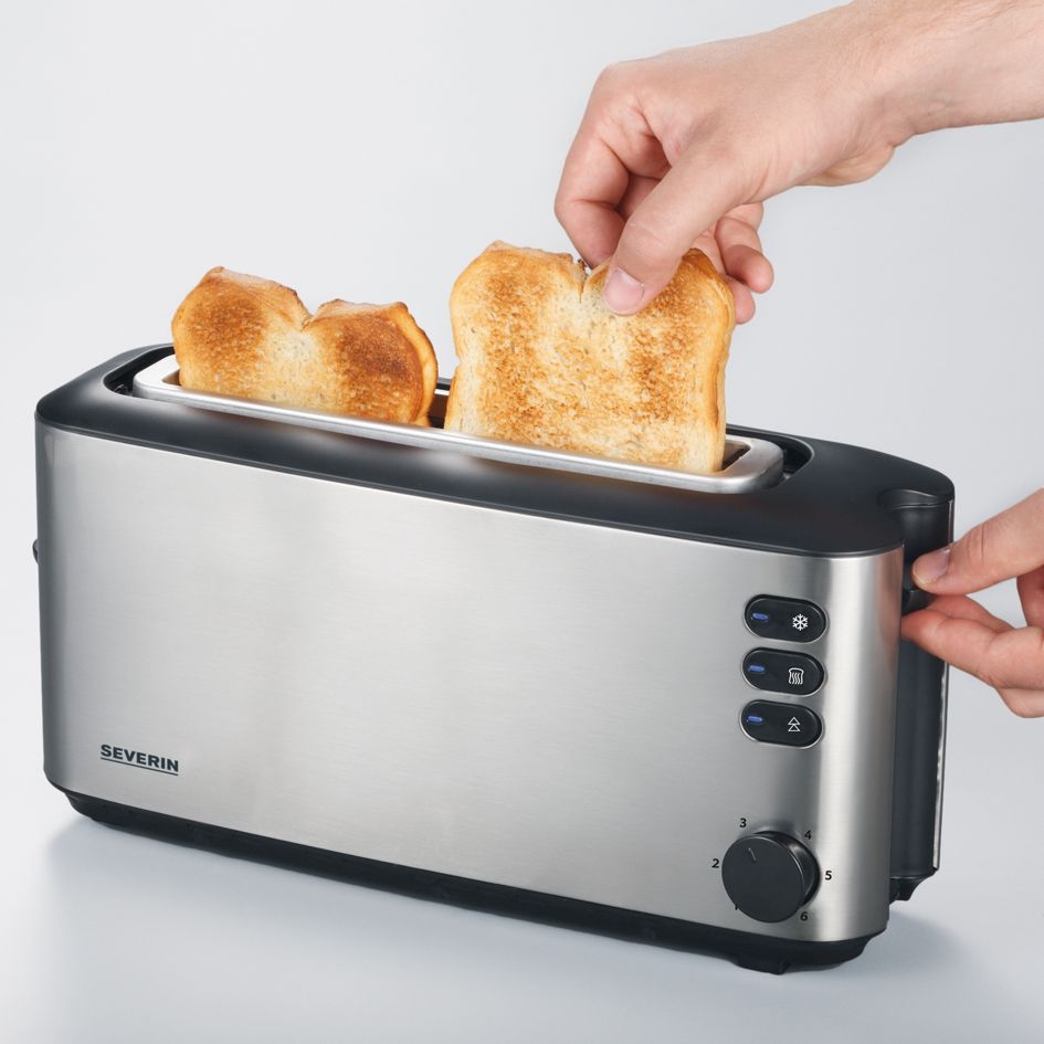 20 off on Inox Long Slot 1000W 2 Slice Slimline Toaster