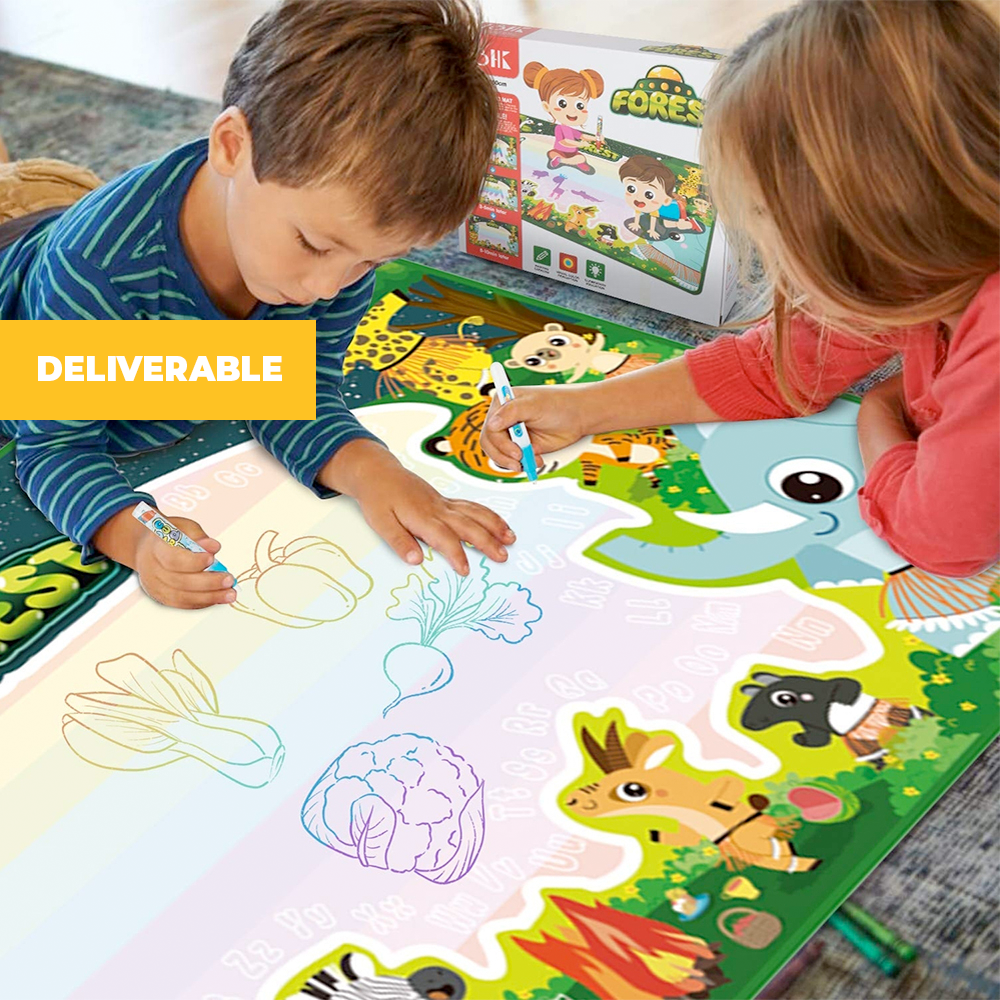 children's water drawing mat
