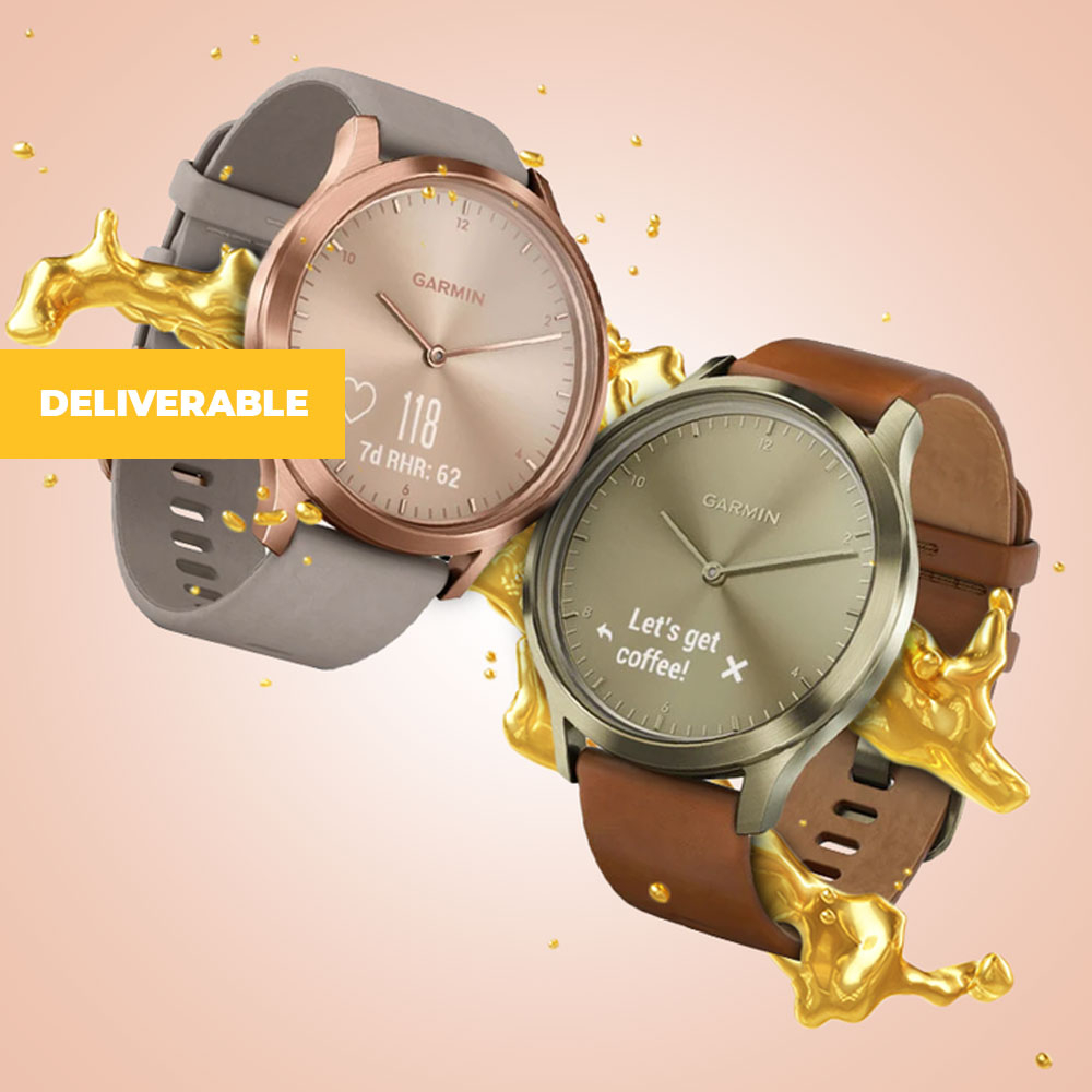 garmin vivomove hr premium watch