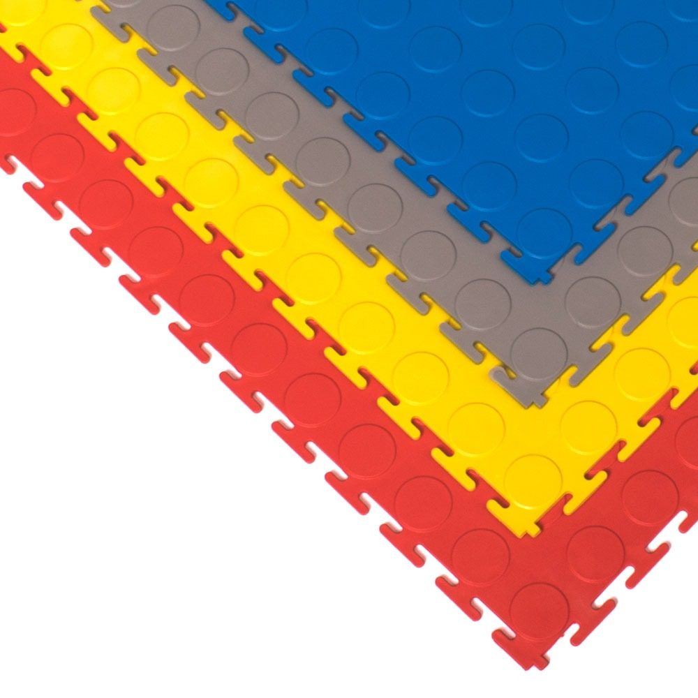 25 off on Pack of 4 Coloured PVC Interlocking Tiles (1 sqm)