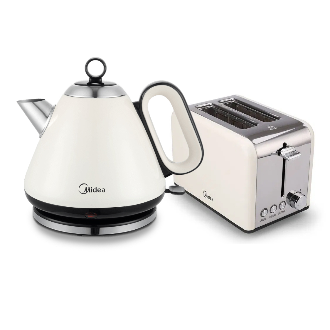 28 off on Midea 1.7L Cordless Teapot Style Kettle and 2Slice Toaster