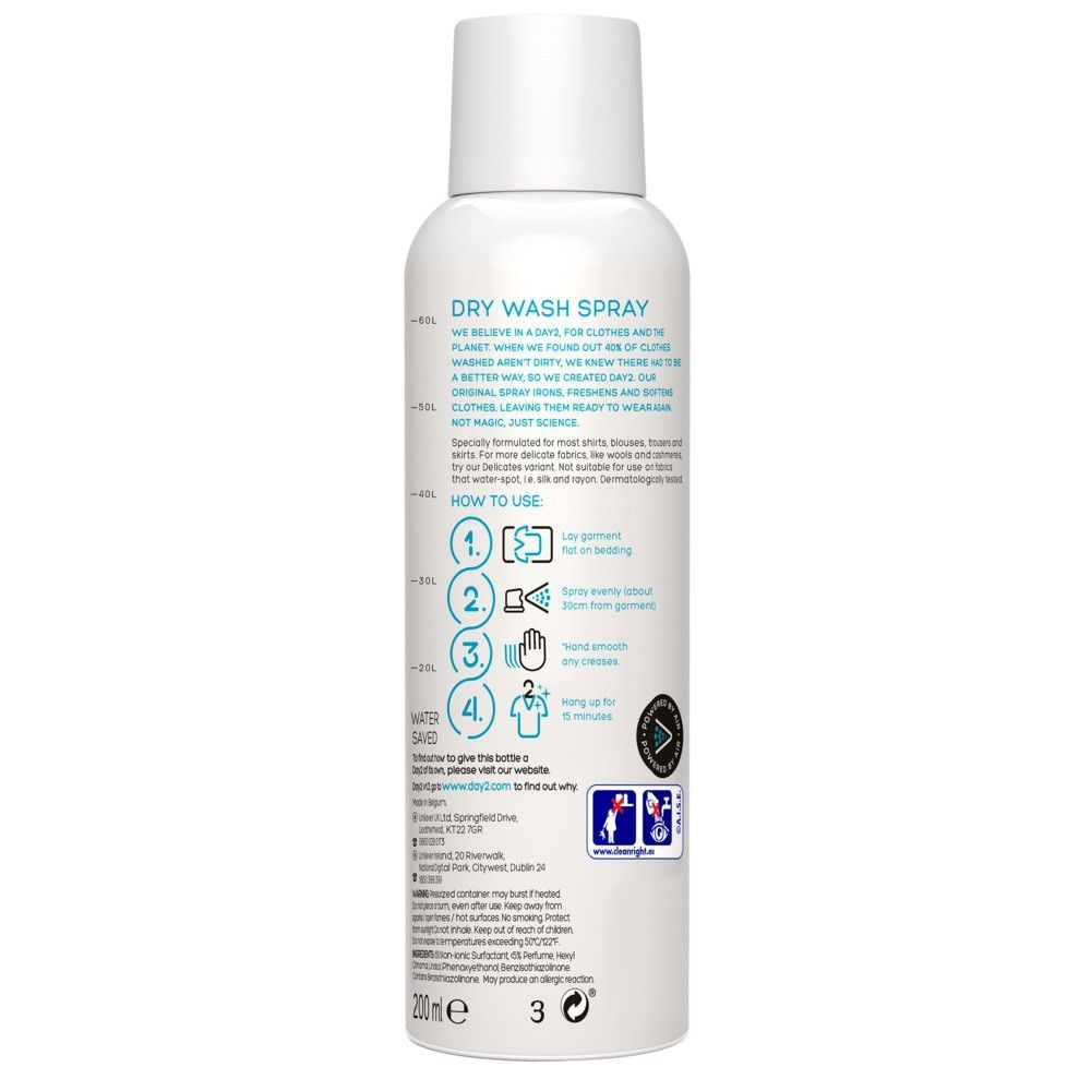 34 off on Day2 Pack of 3 Dry Wash Clothes Spray 200ml OneDayOnly.co.za