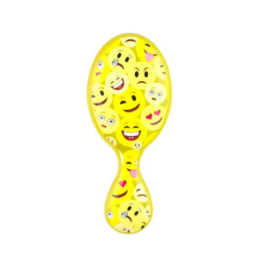 Mini Detangler Hair Brush with Squirt Emoji Print OneDayOnly.co.za