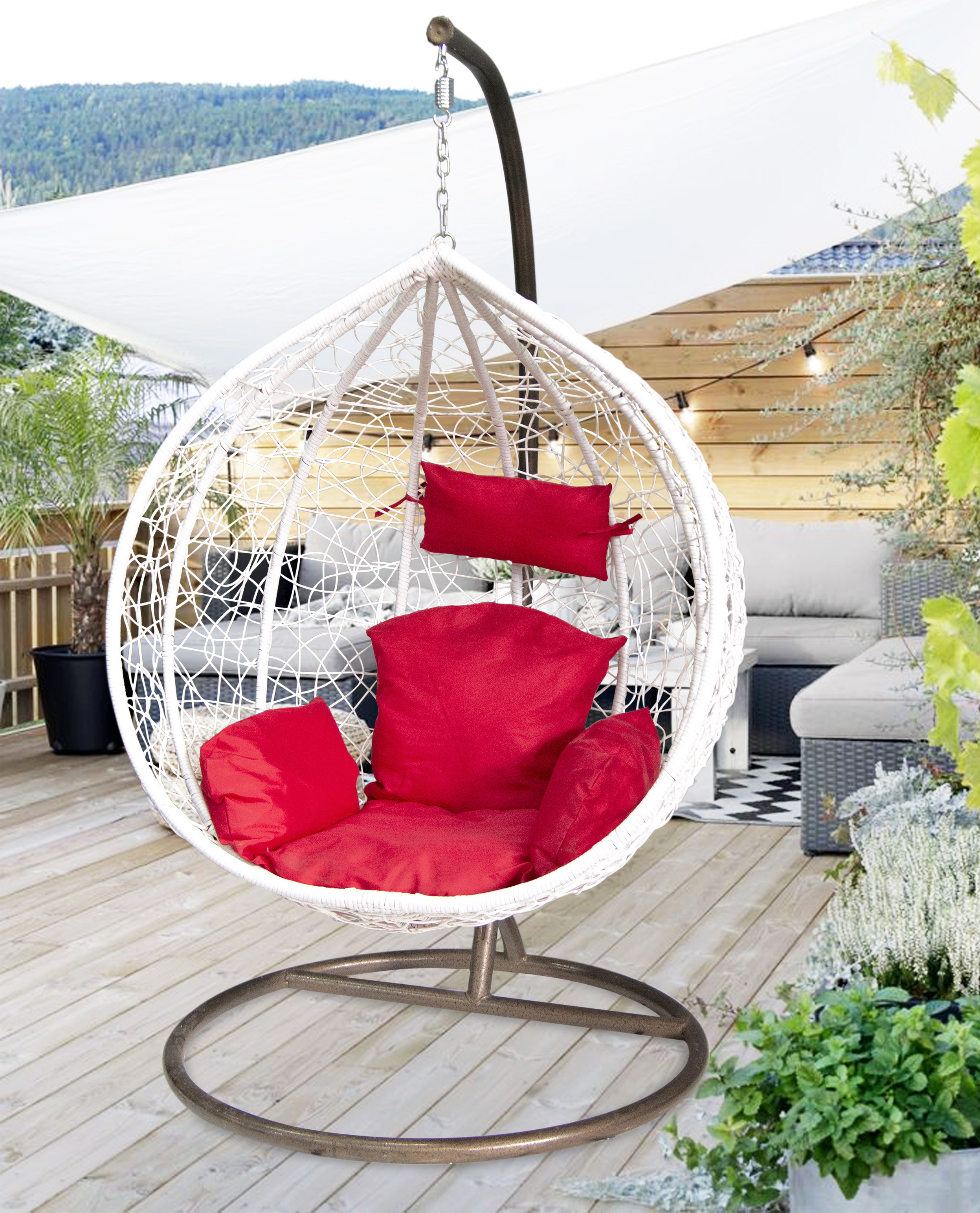 50 off on Fine Living Outdoor Hanging Rattan Pod Chair OneDayOnly.co.za