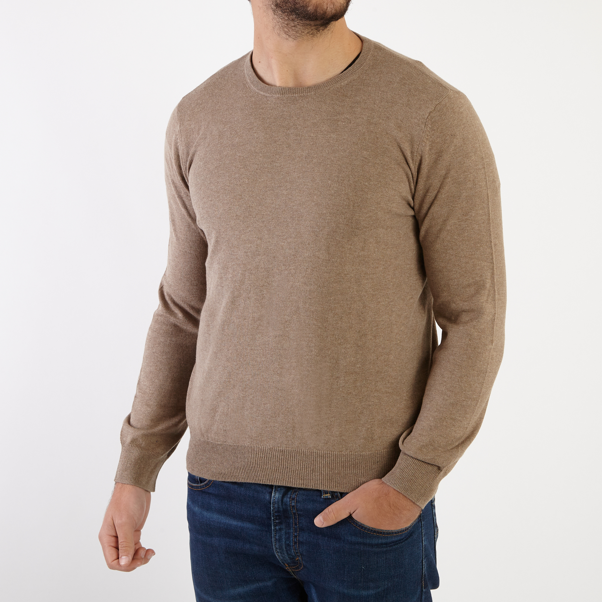 mens crew neck pullover