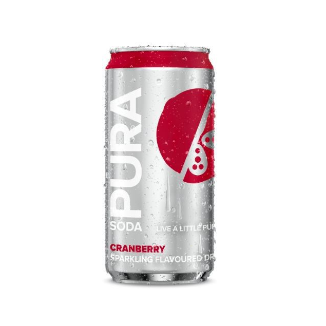 50 off on Pura Soda 200ml Low Sugar Soda (R4.96 Per Can, 24 Cans