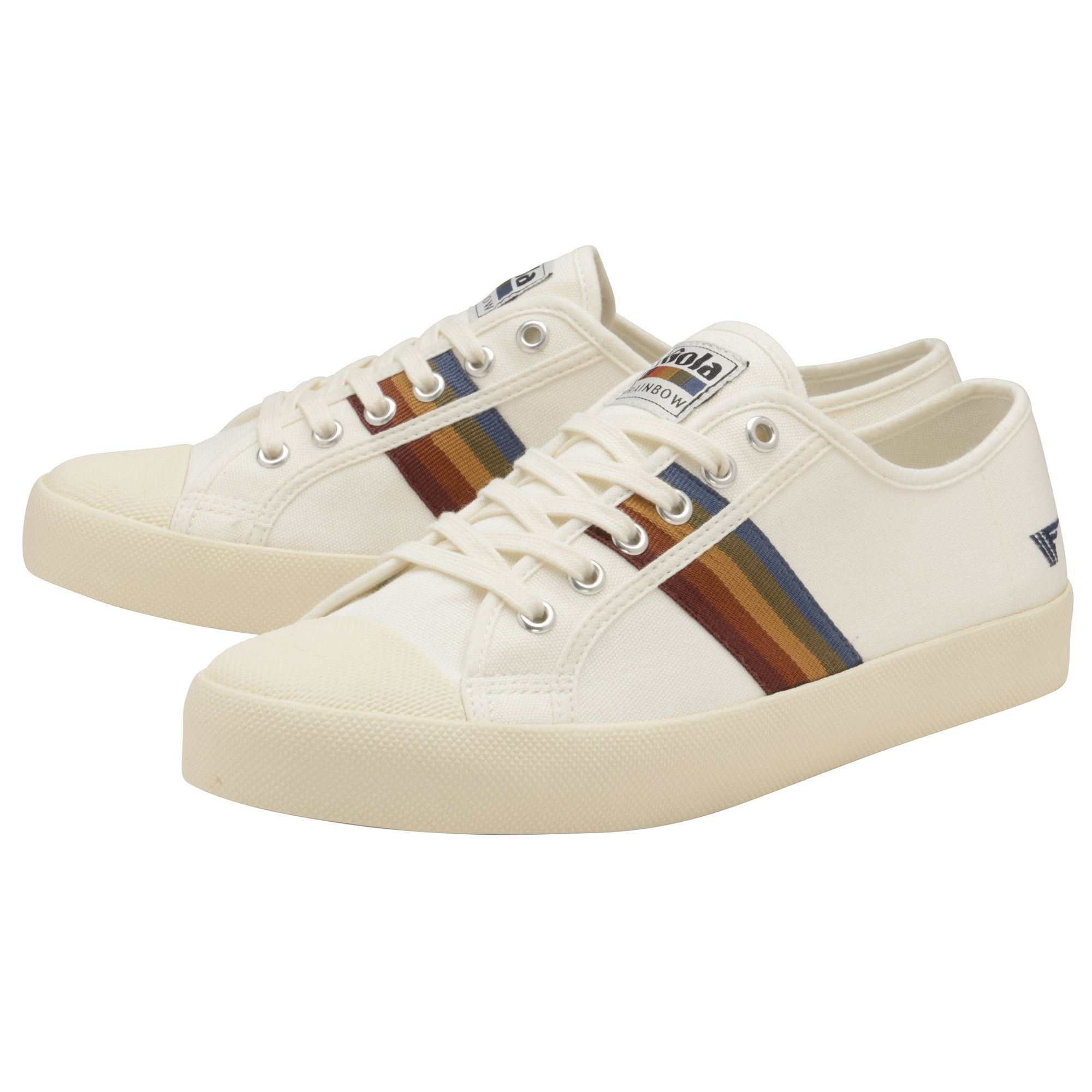 gola rainbow stripe sneakers
