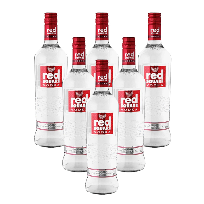 17 off on Red Square Case of Vodka (R116.50 Per Bottle, 6 Bottles